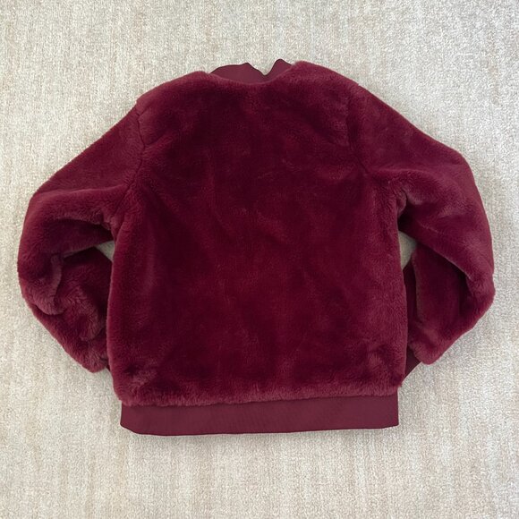 Say What Faux Fur Bomber Jacket S - Picture 4 of 10